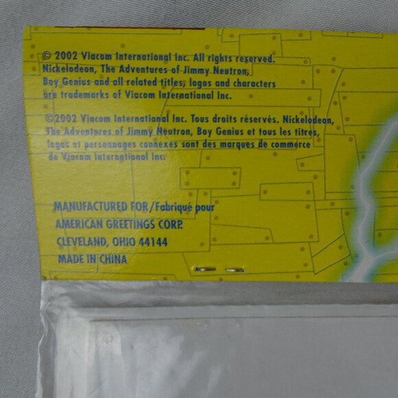 Y2K 2002 Jimmy Neutron 2 Pack of Gift Bags and 2 Pack of Party Hats. - Picture 4 of 7